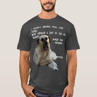 Camiseta No ladraré todo el tiempo a Kangal con la expresió