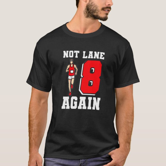Camiseta No Lane 8 de nuevo pista y campo (Anverso)