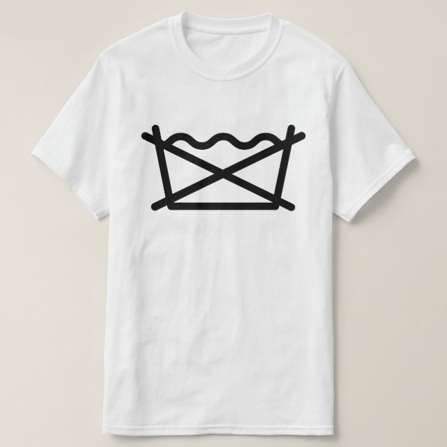 CAMISETA ¡NO LAVAR! (Diseño del anverso)