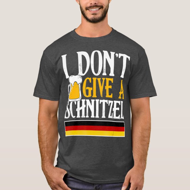 Camiseta No Le Dé Gracia A La Cerveza Alemana Schnitzel (Anverso)