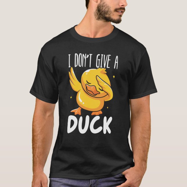 Camiseta No le doy a un pato de agua de pájaro de Duckling (Anverso)