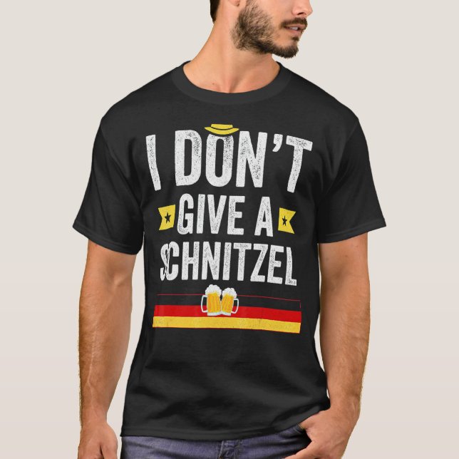 Camiseta No le doy un alemán a Schnitzel (Anverso)