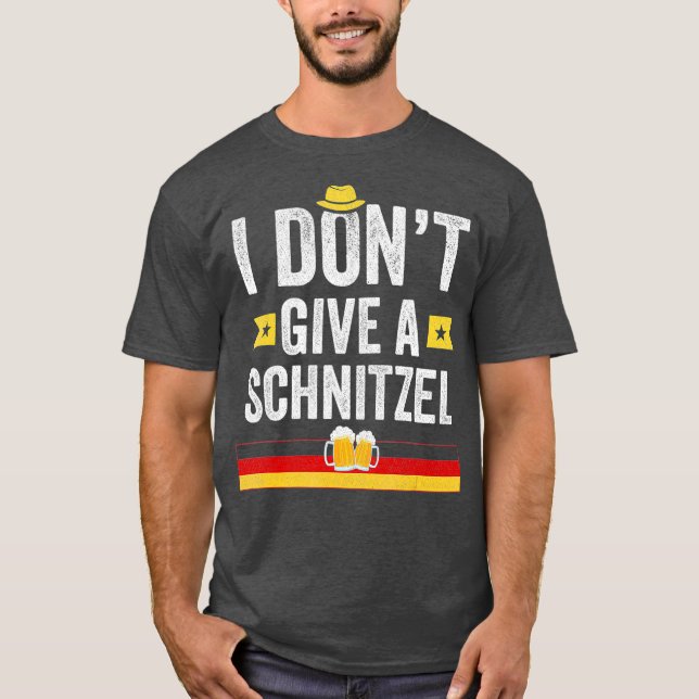 Camiseta No le doy un alemán gracioso a Schnitzel (Anverso)