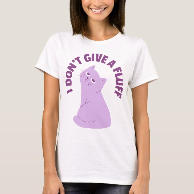 Camiseta No le doy un gato gracioso (Anverso)