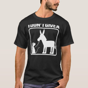 Camiseta No le doy un RATÓN caminando por un DONKEY