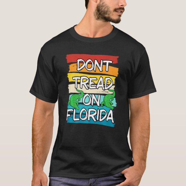 Camiseta No le toques al gobernador de Florida Ron Desantis (Anverso)