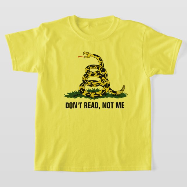 Camiseta No leas, no yo (Distribución)