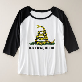 Camiseta No leas, no yo