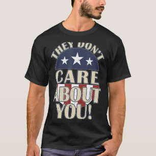 Camiseta No les importa tu paraíso de campaña política