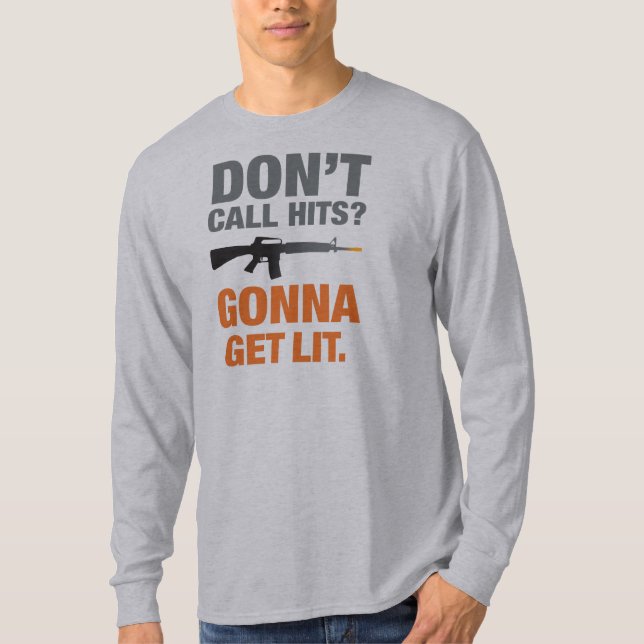 Camiseta ¿No llame los golpes? (Anverso)