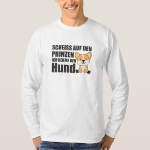 Camiseta No lleves al príncipe que llevo al perro Corgi