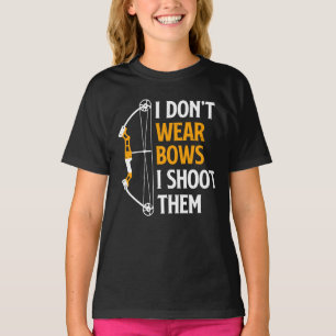 Camiseta No llevo arcos, les tiro, tiro con arco, torta. 