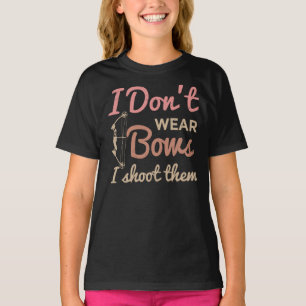 Camiseta No llevo arcos, les tiro, tiro con arco, torta.