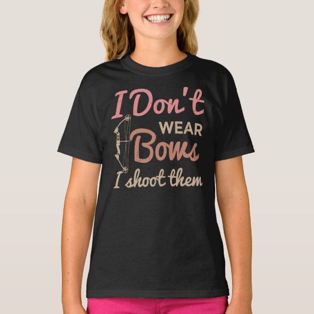 Camiseta No llevo arcos, les tiro, tiro con arco, torta.  (Anverso)