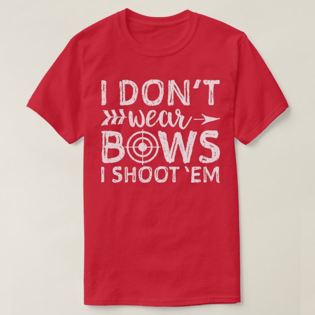 Camiseta No Llevo Bocas, Le Disparo A Bow Hunt, Chica De Ar (Diseño del anverso)