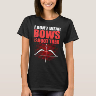 Camiseta No Llevo Bocas Los Disparo Cazando Tiro Con Arco