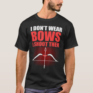 Camiseta No Llevo Bocas Los Disparo Cazando Tiro Con Arco