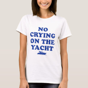 Camiseta No Llorar En El Yate Divertido Crucero Verano Vaca