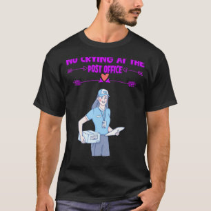 Camiseta No Llorar En La Oficina De Correos Dice Sarcástica