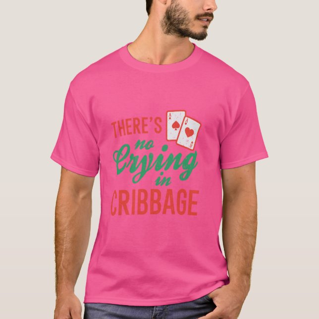 Camiseta No llores en el juego de tarjetas de basura (Anverso)