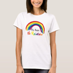 Camiseta No Lluvia No Arcoíris Lindo