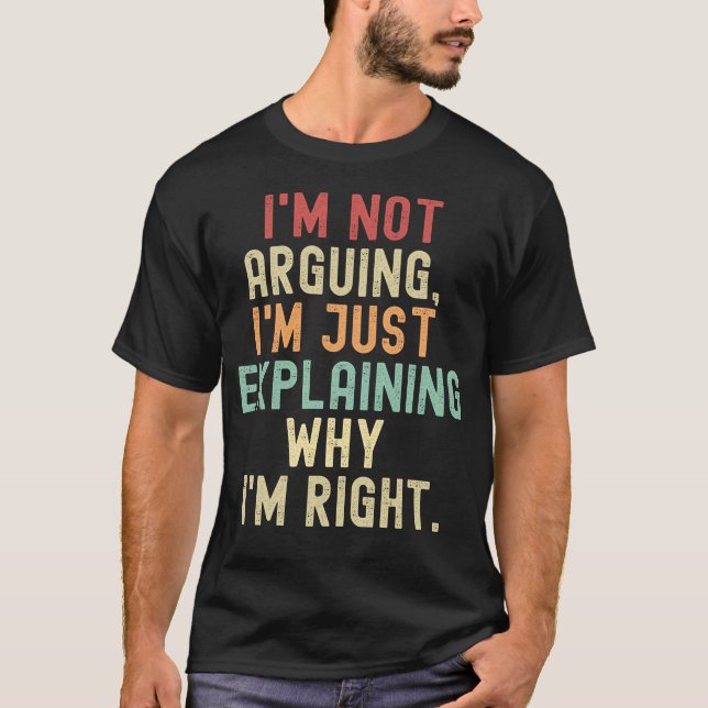Camiseta no lo discuto, solo estoy explicando por qué tengo (Anverso)