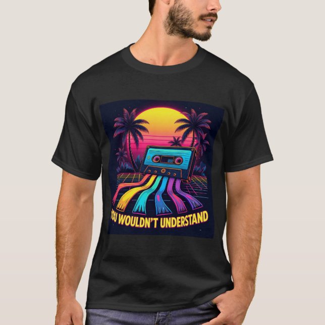 Camiseta No lo entendería - Cinta Cassette (Anverso)