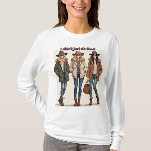 Camiseta ¡No lo hice! (Anverso)