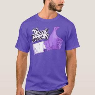 Camiseta No lo sudes morado 1