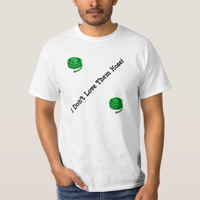 Camiseta No los amo "manguera " (Anverso)