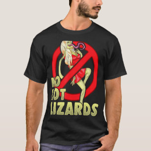 Camiseta No Lot Lizards Husband Gift Wife Trucker Funny Tru