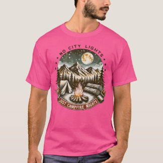 Camiseta No Luces De Ciudad Solo Noches De Fuego En El Camp