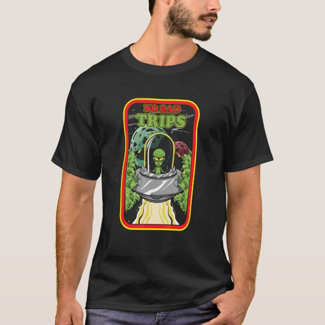 Camiseta No Mal Viaje Espacásica Ufo Alien Extraterrestre (Anverso)