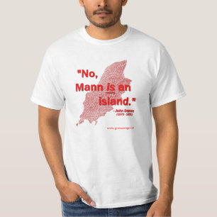 Camiseta ¡No, Mann es una isla!