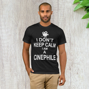 Camiseta No mantengo la calma Soy un cinéfilo