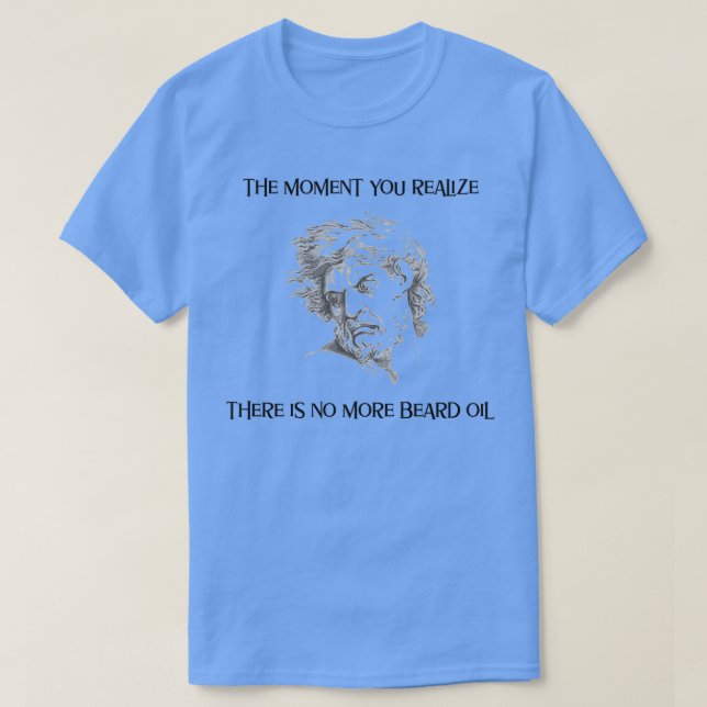 Camiseta No más aceite de barba 2 (Diseño del anverso)