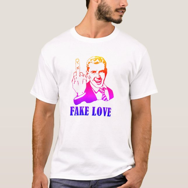 Camiseta No más amor falso (Anverso)