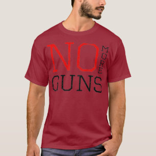 Camiseta No más armas contra la violencia paran el control