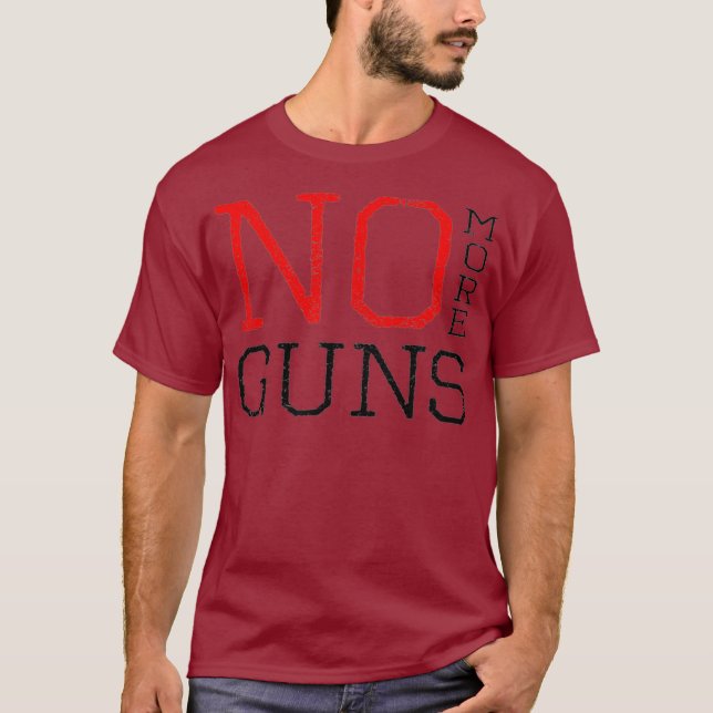 Camiseta No más armas contra la violencia paran el control  (Anverso)