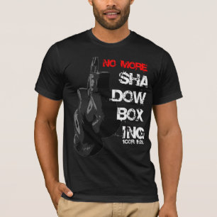 Camiseta No más de boxeo de la sombra