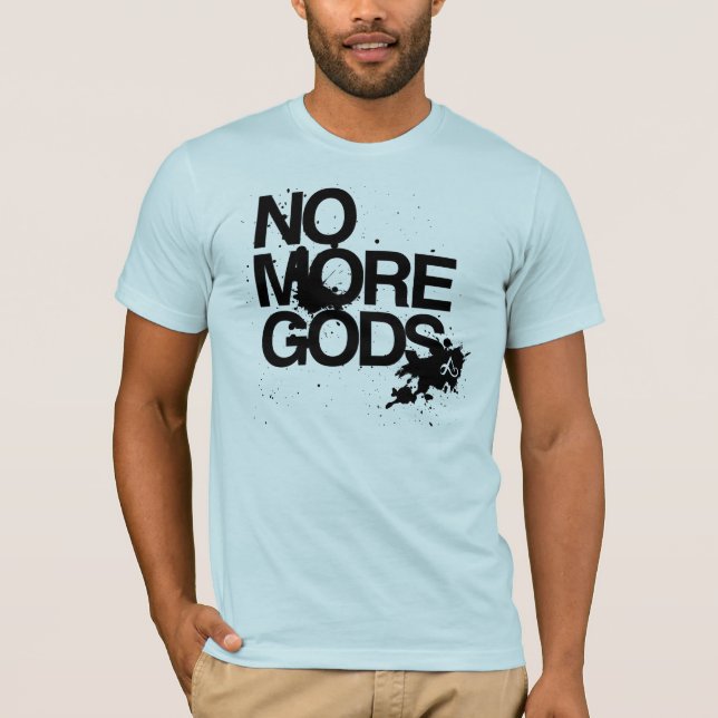 Camiseta No más de dioses (Anverso)