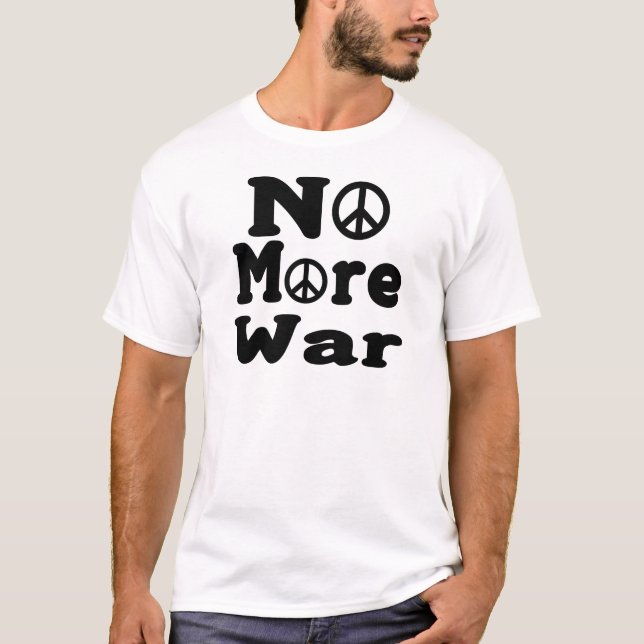 Camiseta ¡No más de guerra! (Anverso)