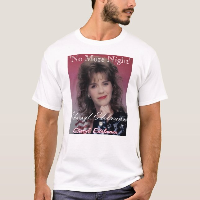 Camiseta No más de noche - Cheryl Edelmann (Anverso)