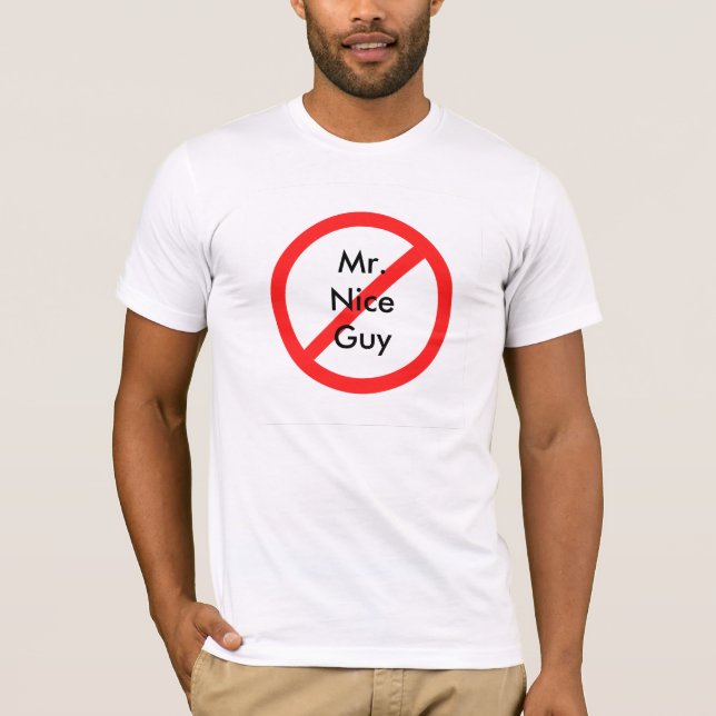 Camiseta No más de Sr. Nice Guy (Anverso)