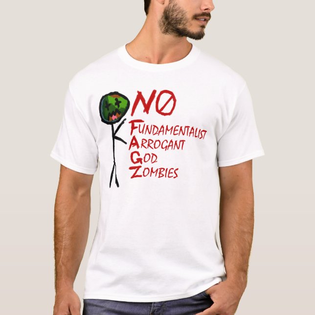 Camiseta no más de zombis (Anverso)