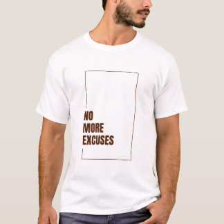 CAMISETA NO MÁS EXCUSAS