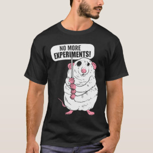 Camiseta No más experimentos conservacionistas o ecologista