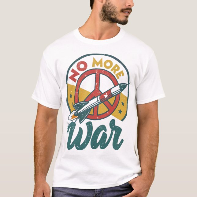 CAMISETA NO MÁS GUERRA (Anverso)