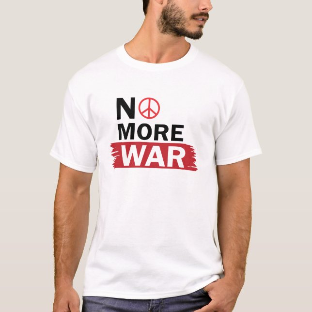 CAMISETA NO MÁS GUERRA (Anverso)