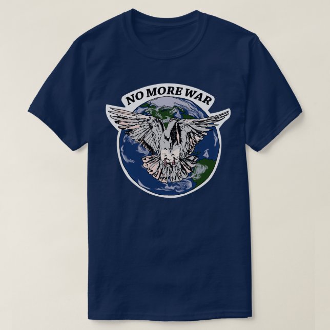 Camiseta No más guerra (Diseño del anverso)